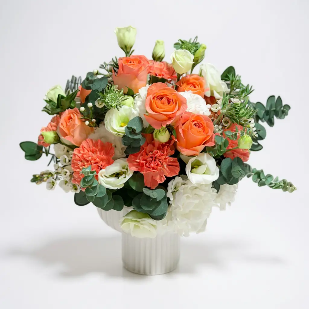 Florero Marfil