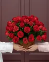 Canasto de Rosas Rojas