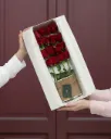 Caja de Rosas Rojas