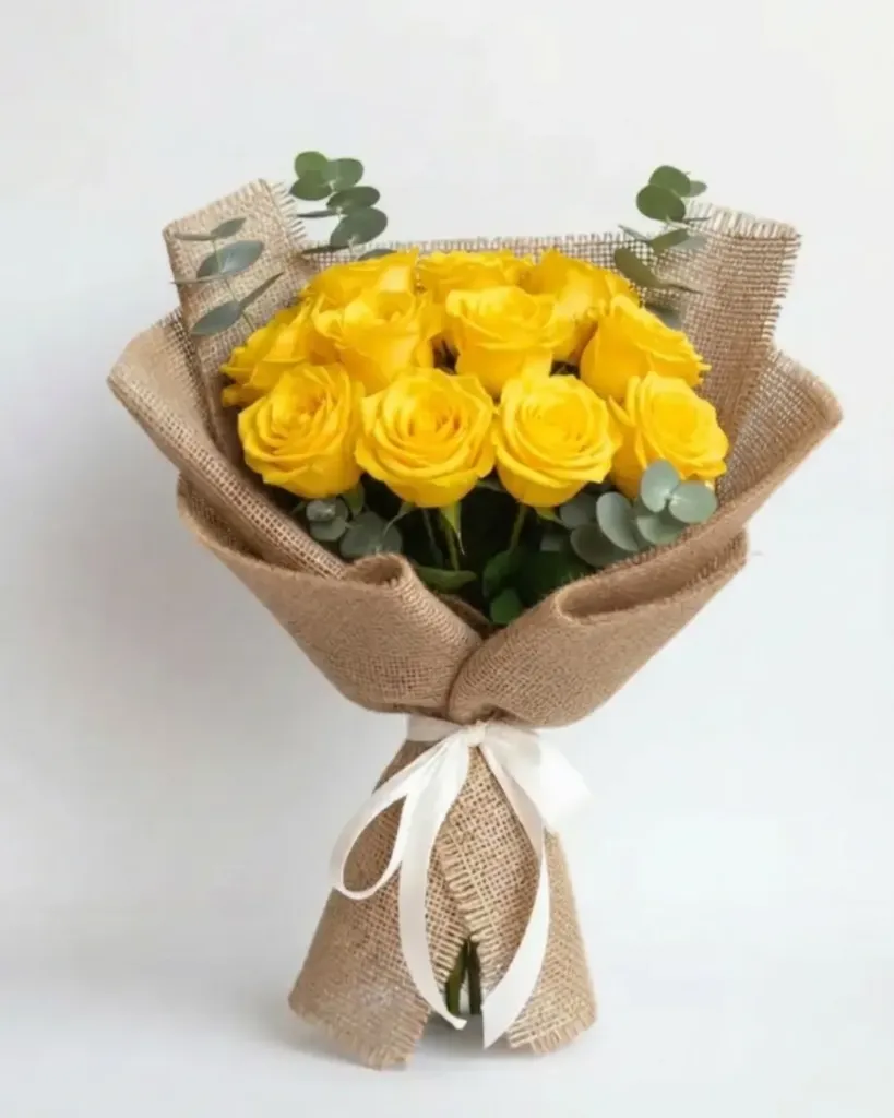 Bouquet de rosas amarillas