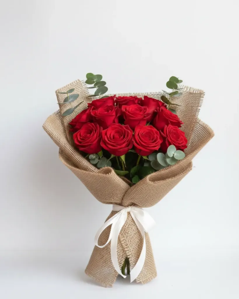 Bouquet de rosas rojas